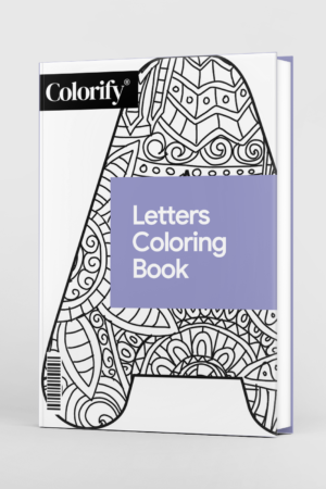 Capital Letters Coloring Book PDF