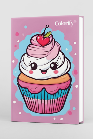 Cupcakes Coloring Book PDF Cover