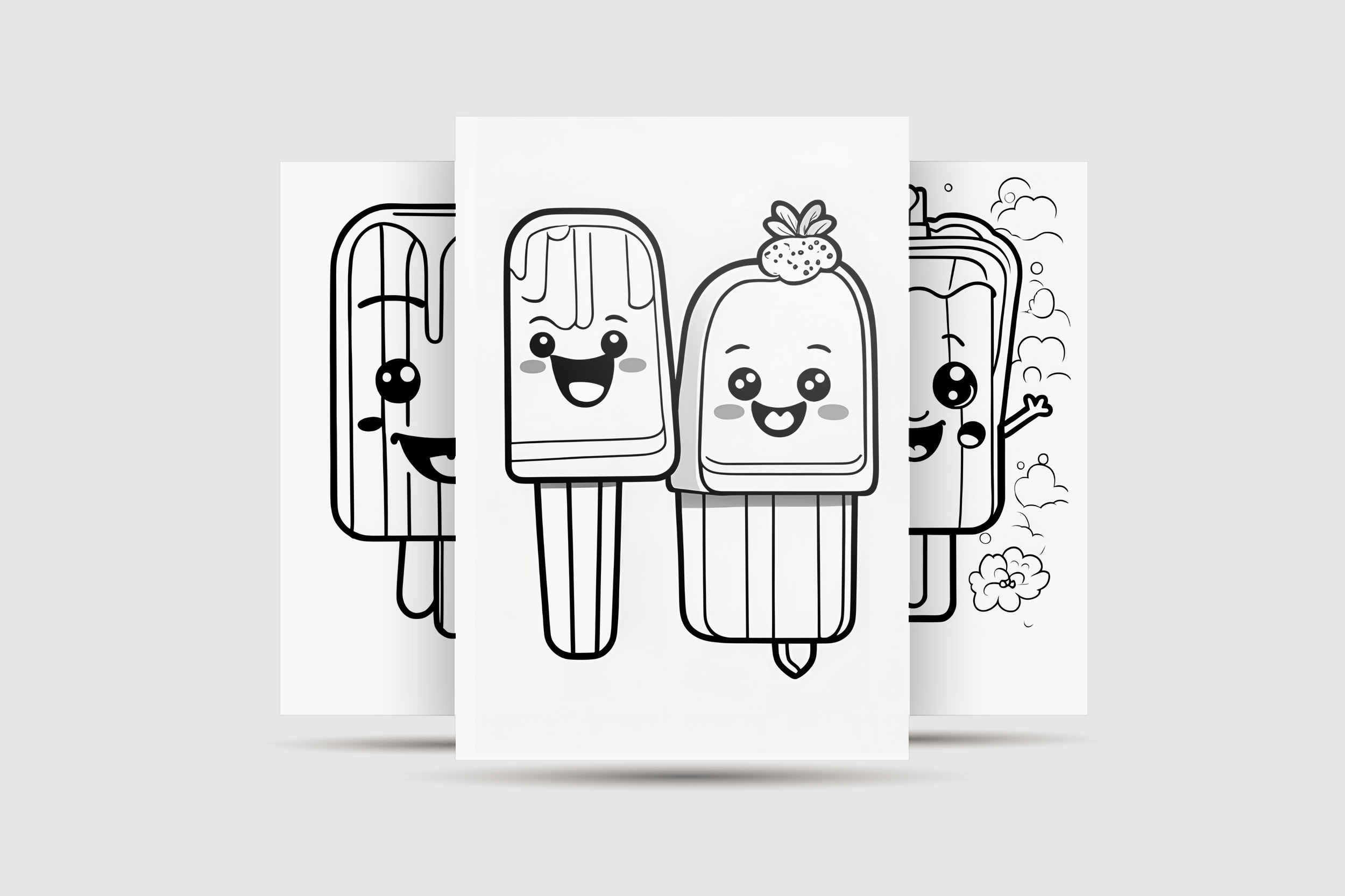 Popsicles Coloring Book PDF - Image 3