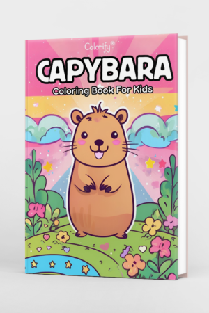 capybara coloring book pdf cover